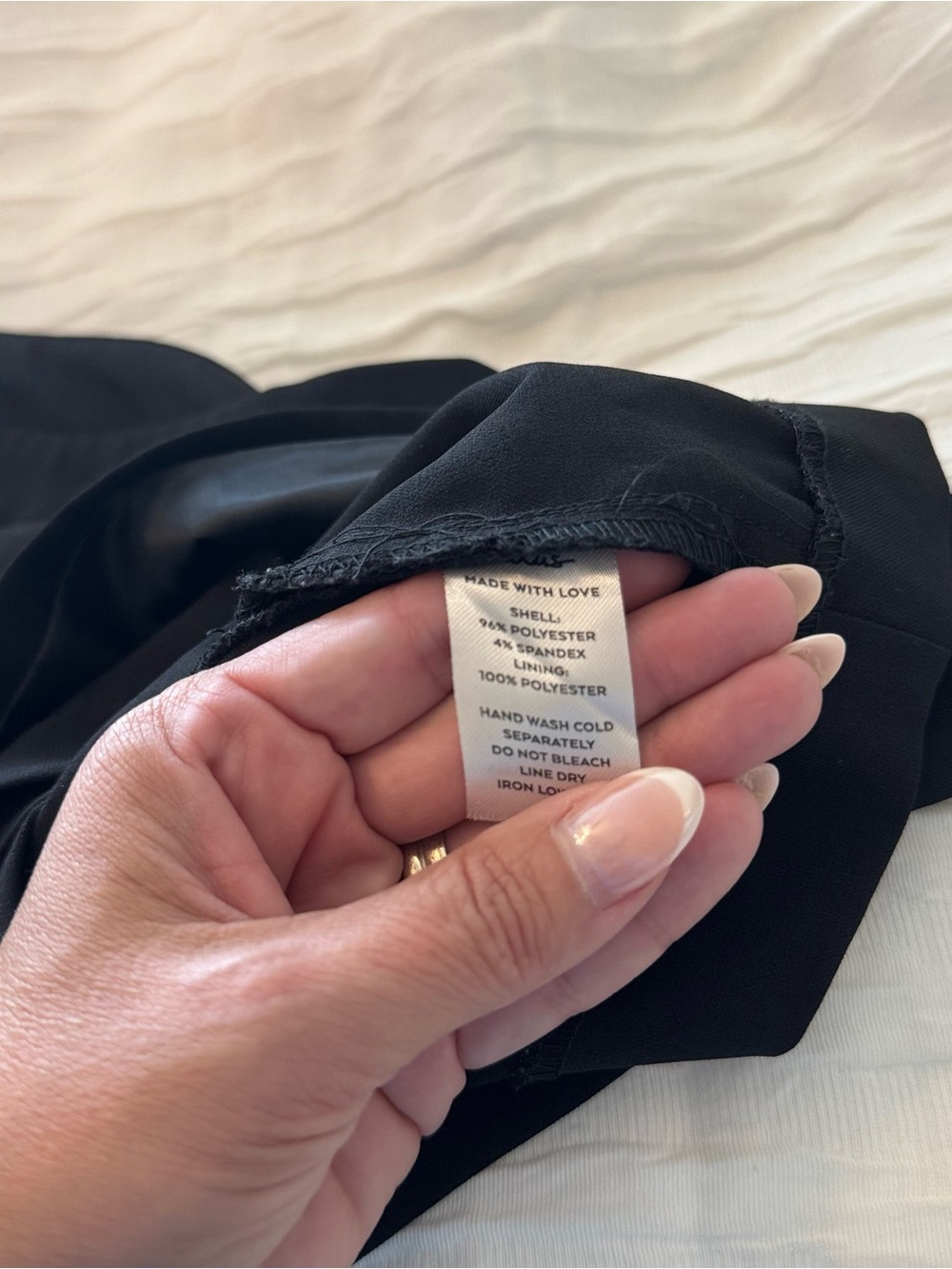 Lulus black slit  skirt sz Small - Picture 5 of 5